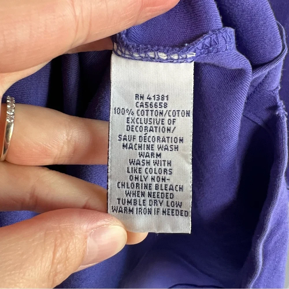 Polo Ralph Lauren Purple Cotton Short‎ Sleeve Collared Polo, Size XL Tall